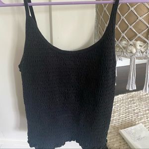 black Hollister tank